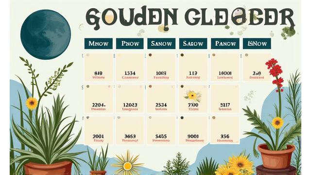 Calendario lunar para jardinería tradicional